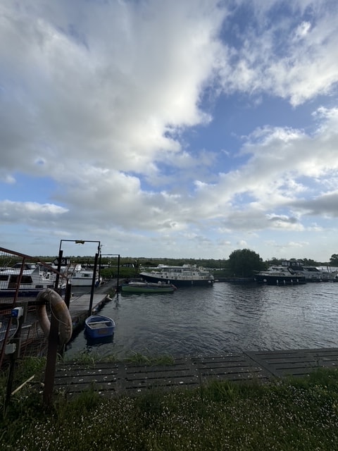 Marina pontoon and berths